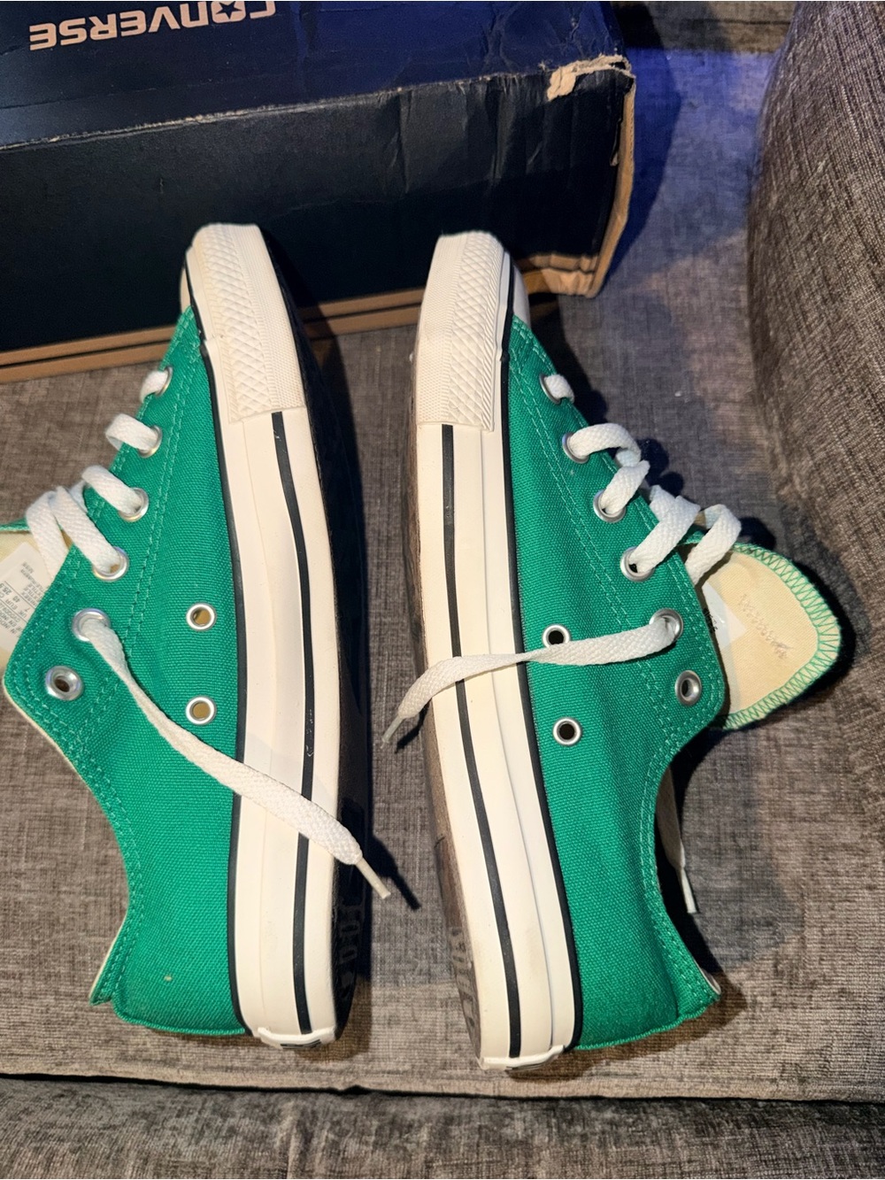 Converse Chuck Taylor All Star Spec Ox Green Low Top Sneakers Men’s 7 Women’s 9 - Picture 5 of 8